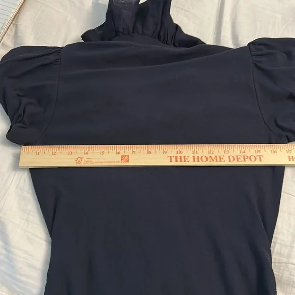 Ralph Lauren Midnight Blue Blouse Size Small - Picture 13 of 14